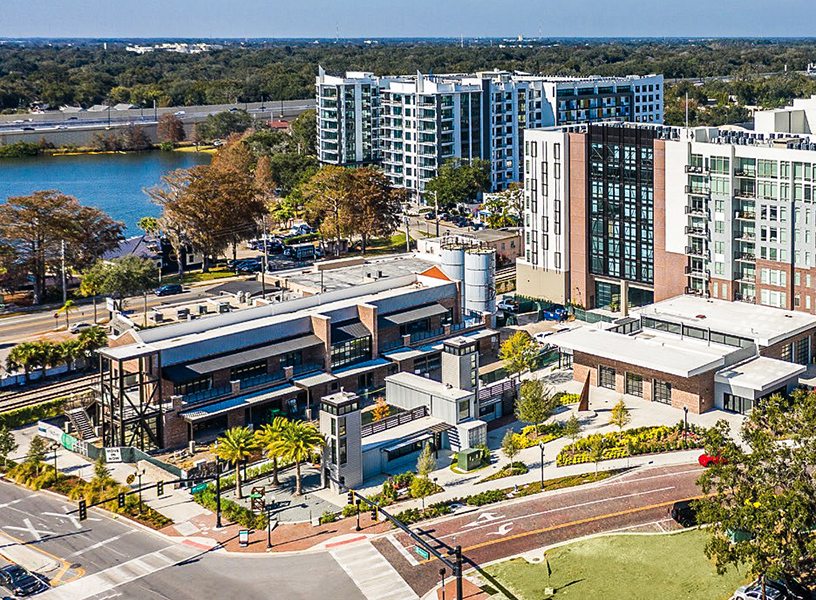 Aerial Image of The Yard at Ivanhoe Village