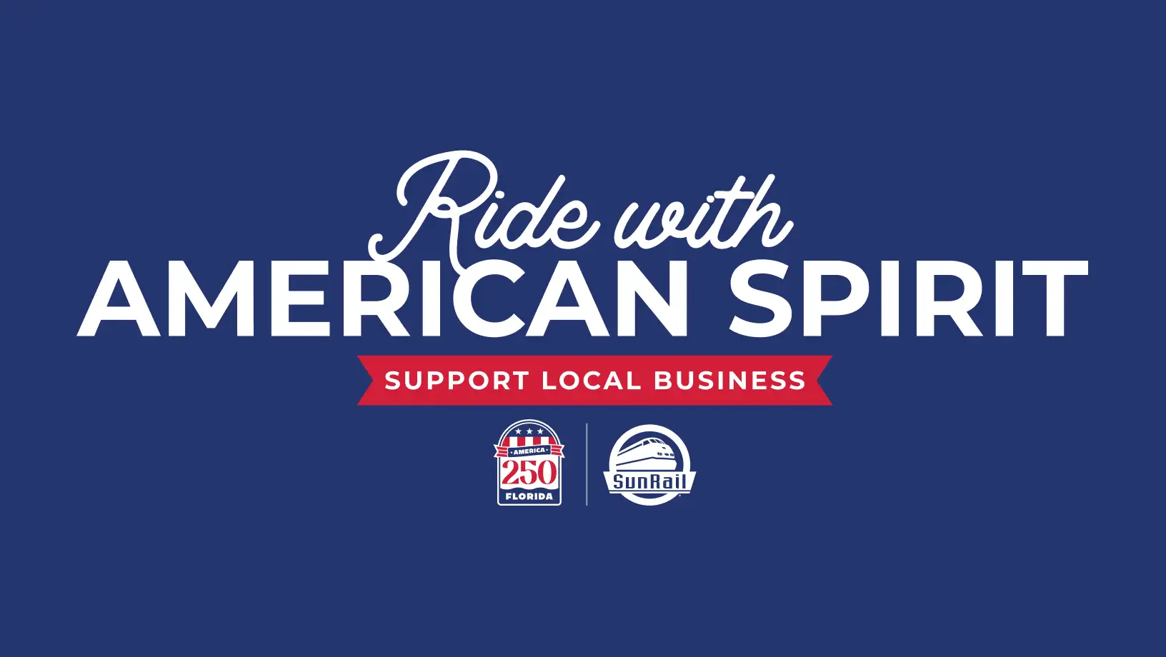 Ride with American Spirit - Support Local Business.